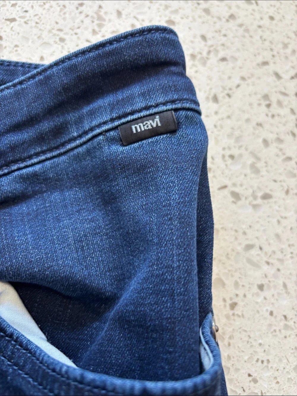 Mavi Men's 38x34 Straight Jeans in Deep Blue Denim